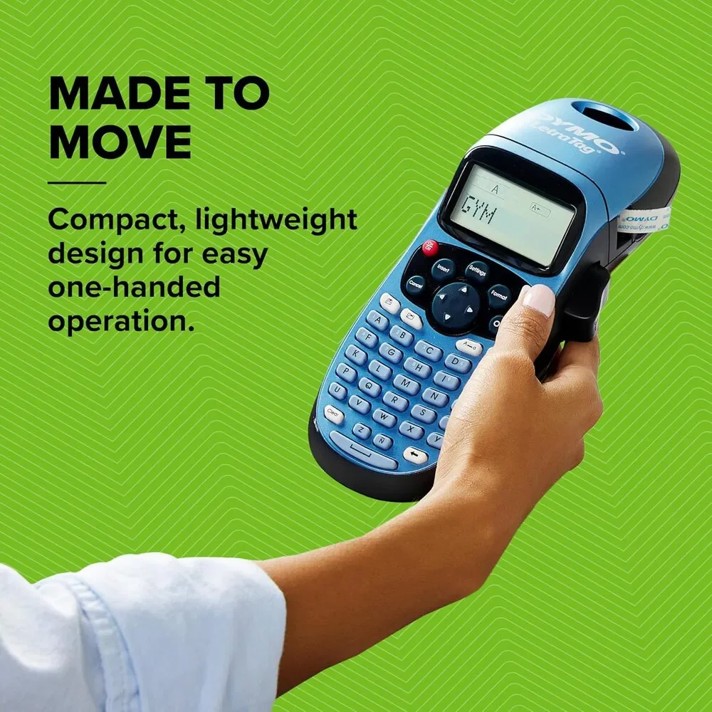 DYMO Label Maker Machine with Tape - 100H LetraTag Handheld